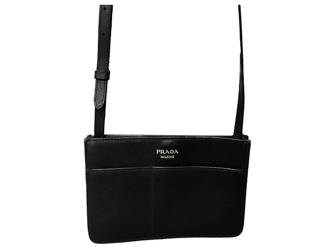 Sac à main Prada Saffiano en cuir noir