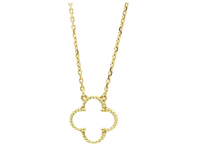 Van Cleef & Arpels Vintage Alhambra Pendant Necklace Golden Yellow gold  ref.1876810