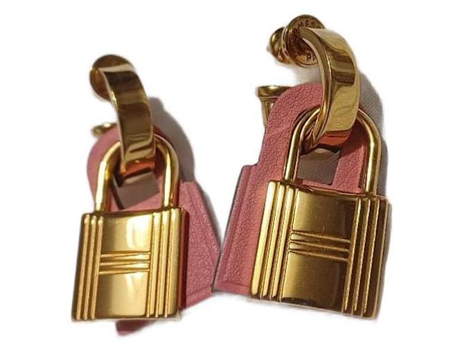 Hermès O'kelly Earrings Golden Metal 