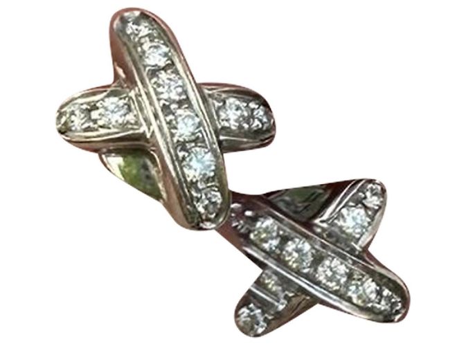 Pendientes Chaumet Lien en oro blanco Plata
