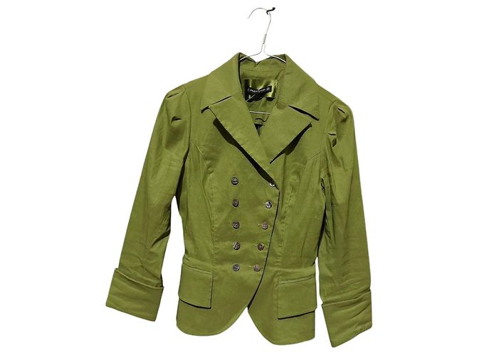 Plein Sud Amor Blazer Grün Leinenmischung