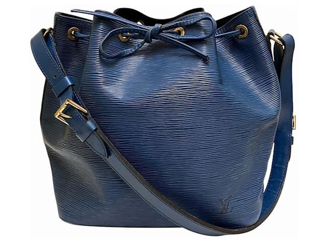 Noe Louis Vuitton Petit Noé Blue Leather  ref.1877298