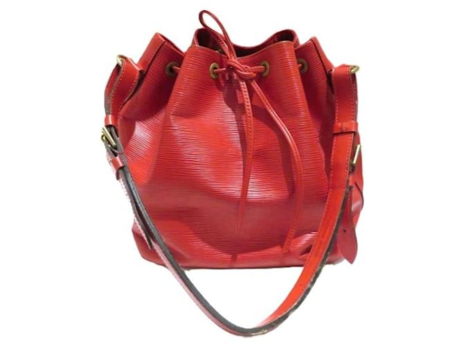 Noe Louis Vuitton Petit Noé Red Leather  ref.1877336