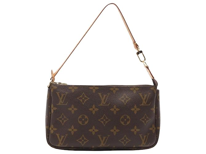 Louis Vuitton Pochette Accessoire Brown Cloth  ref.1877473