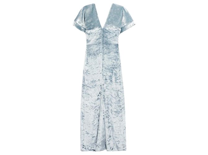 Sonia Rykiel Samtkleid in Blau Größe 36