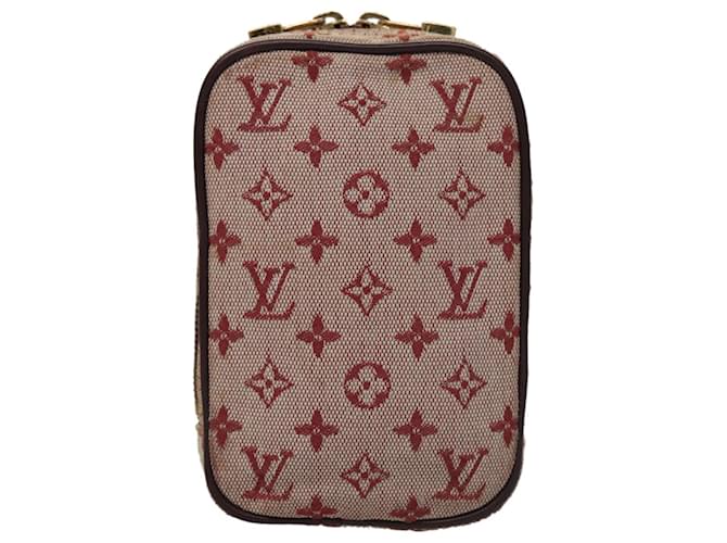 Portão Digital Louis Vuitton Vermelho Lona  ref.1878595