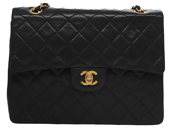 Chanel Timeless Black Leather  ref.1878719