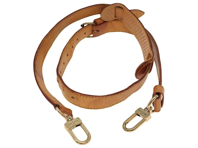Louis Vuitton Shoulder Bag Strap Beige Leather  ref.1878758