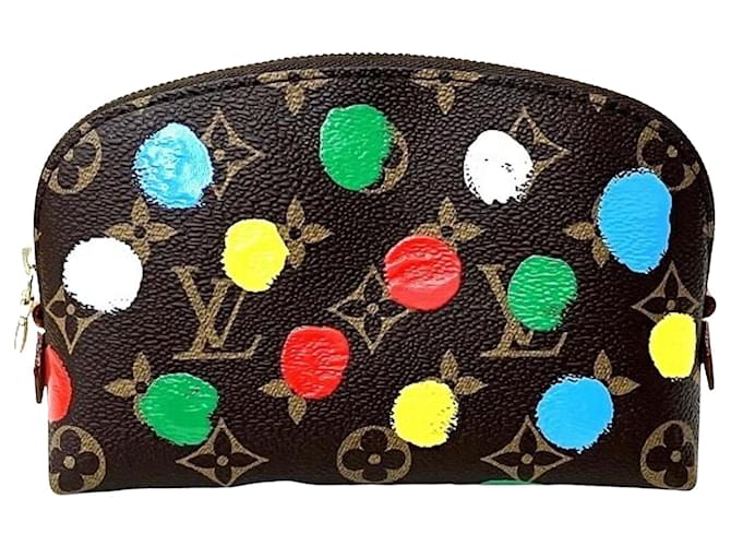 Pasta de Maquiagem Louis Vuitton Marrom Lona  ref.1878957