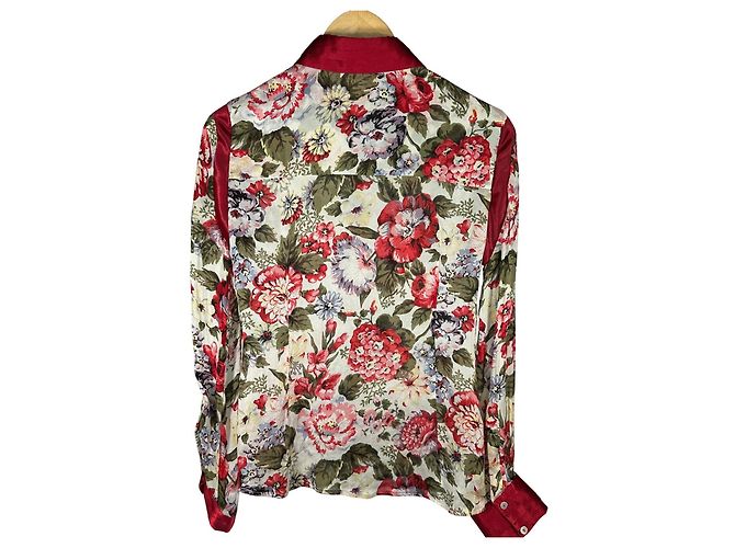 Dolce & Gabbana Camicia in seta floreale Multicolore