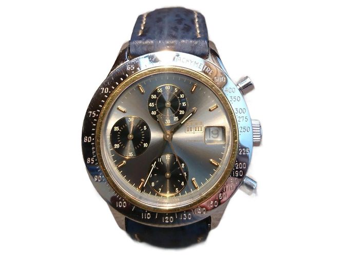 Autre Marque Stefan Johansson Automatik-Chronograph Blau Grau