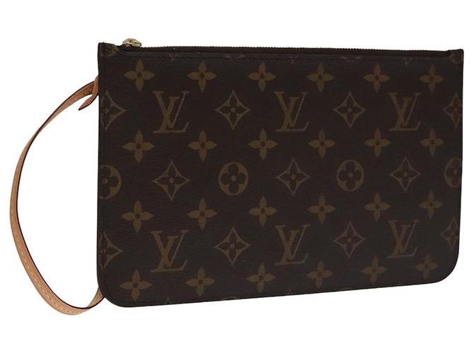 LOUIS VUITTON Monogram Neverfull MM Pouch Accessory Pouch LV Auth 103788 Monograma