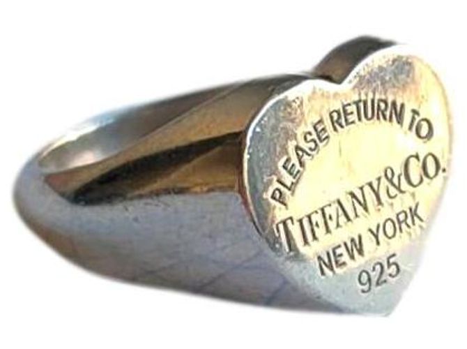 Anello Tiffany & Co in argento taglia 57