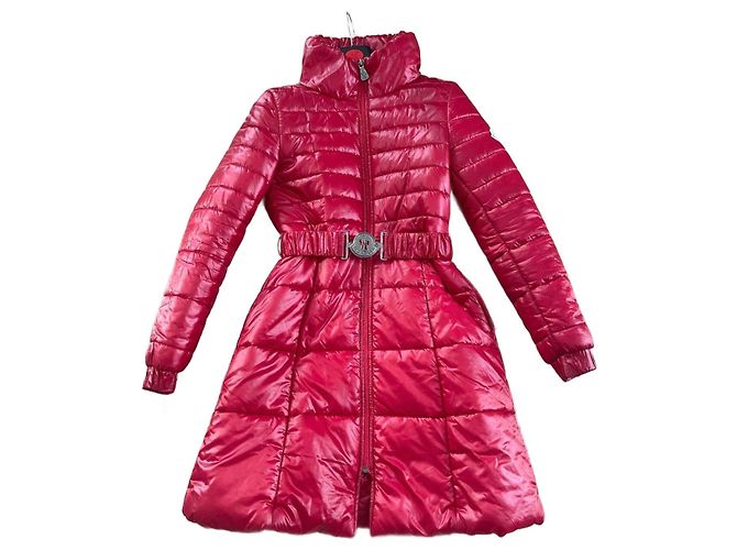Giacca Piumino Moncler Rossa Donna S Rosso