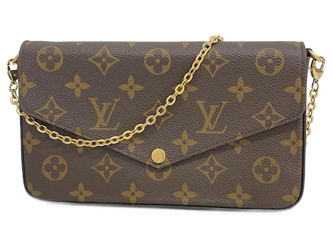 Louis Vuitton Felicie Marrom Lona  ref.1881804