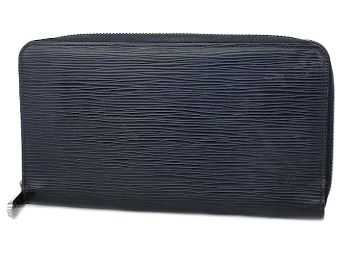 Louis Vuitton Zippy organizer Black Leather  ref.1882271