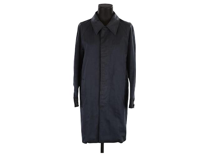 Dior Abrigo de algodón azul 