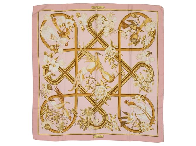 Hermès HERMES Scarves T.  Silk Pink  ref.1882520