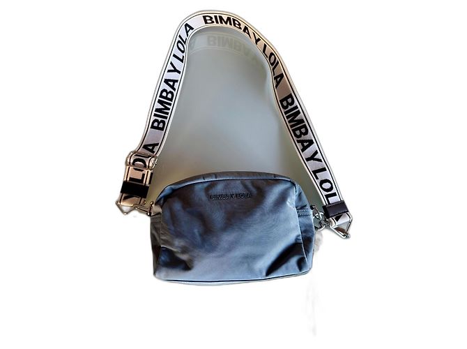 Borsa a tracolla Bimba & Lola in nylon azzurro Blu chiaro