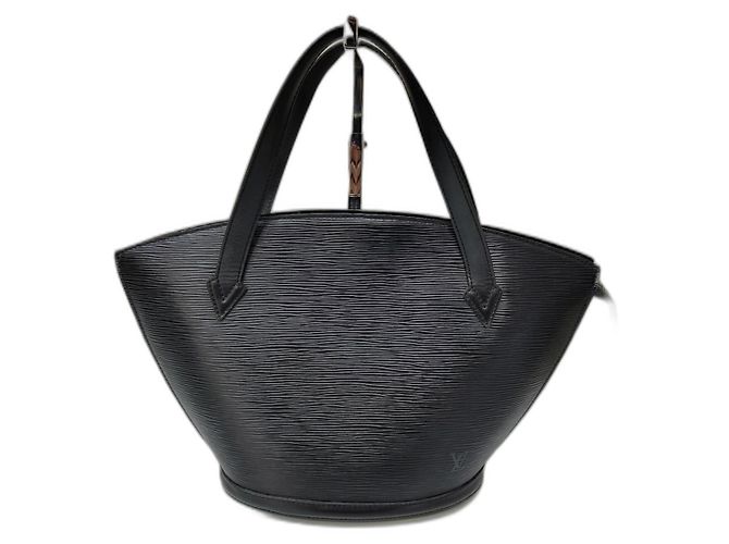 Louis Vuitton Saint Jacques Handtasche schwarzes Épi Leder