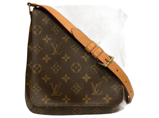 Louis Vuitton Musette Salsa Brown Cloth  ref.1883789