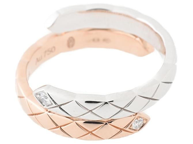 Chanel Coco Crush Silvery White gold  ref.1884025