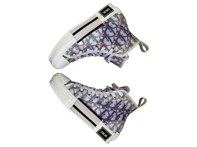 Baskets montantes Dior B23 blanches