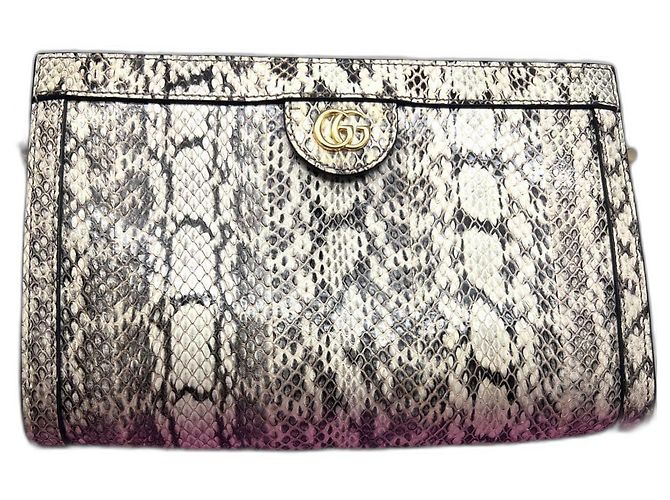 Sac à main Gucci Ophidia en imprimé python