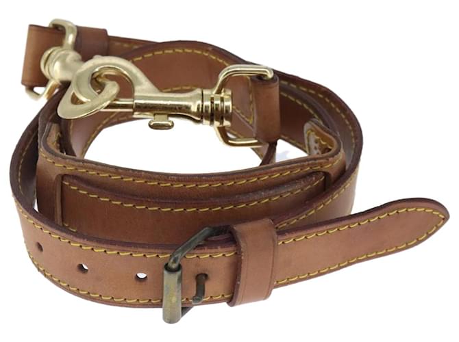 Louis Vuitton Shoulder strap Beige Leather  ref.1885053