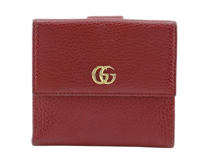 Gucci GG Marmont Geldbörse im Querformat Rot