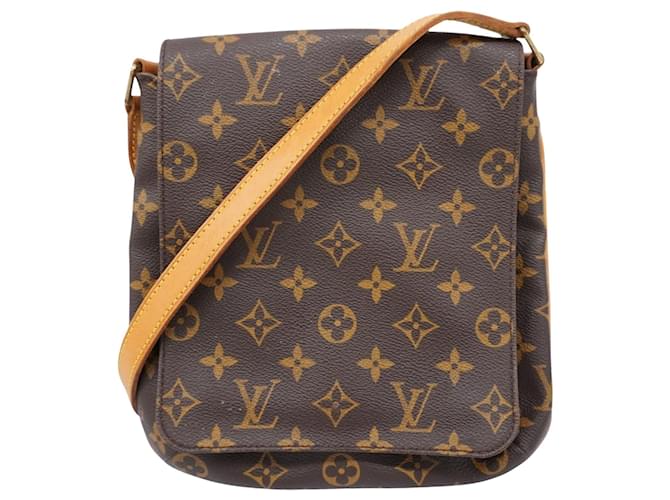 Louis Vuitton Musette Salsa Brown Cloth  ref.1885336