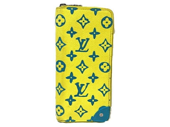 Louis Vuitton Zippy Wallet Vertical Yellow Cloth  ref.1885430