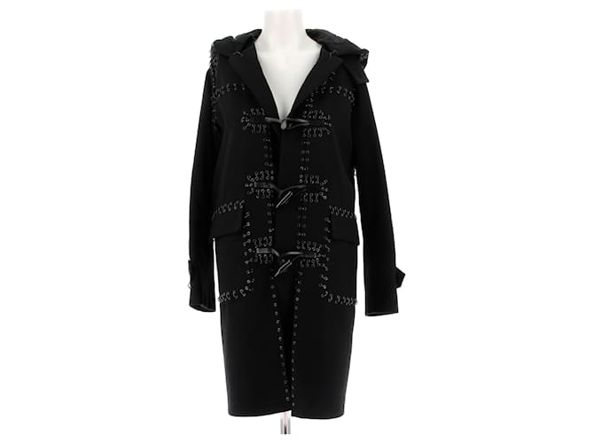 Autre Marque NON SIGNE / UNSIGNED Coats T.International M Wool Black  ref.1886072