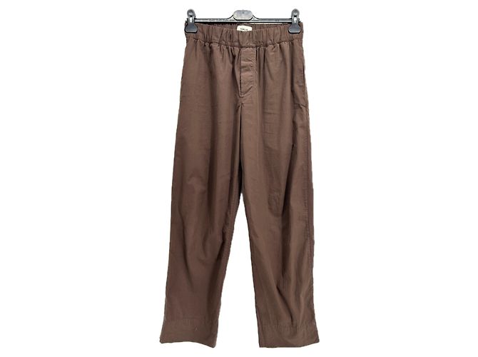 Autre Marque TEKLA Trousers T.International XS Cotton Brown