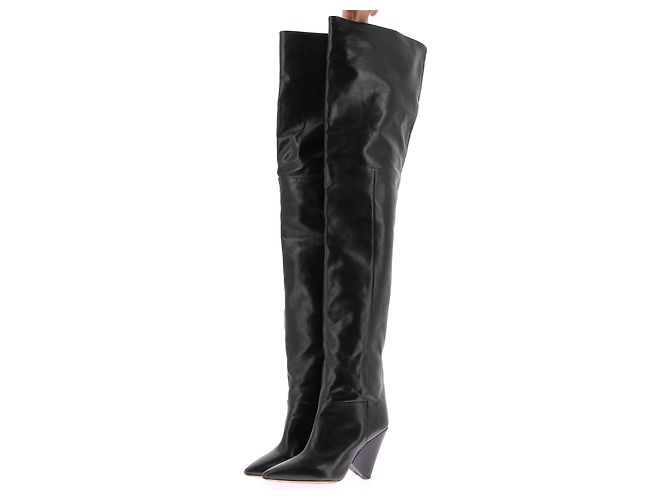 Botas ISABEL MARANT T.EU 38 Cuero Negro
