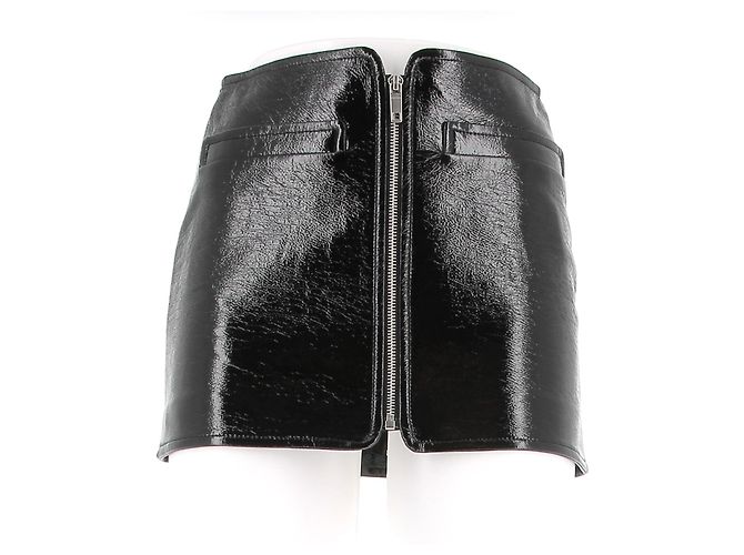 Saias COURREGES T.FR 34 Algodão Preto