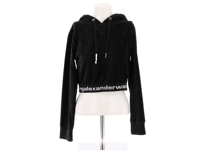 ALEXANDER WANG Strickwaren T.International S Baumwolle Schwarz