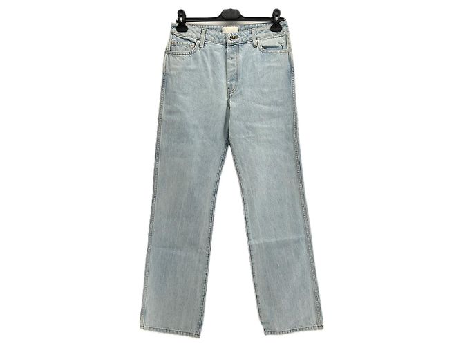 Autre Marque NON SIGNE / UNSIGNED Jeans T.US 27 Cotton Blue