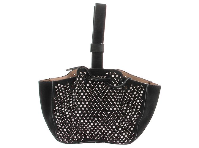 Borse Alaïa T. Camoscio Nero