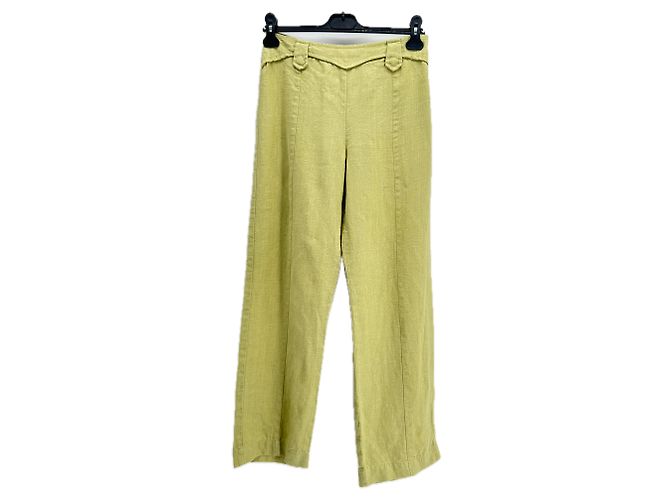 Autre Marque PALOMA WOOL Hose T.FR 38 aus Leinen Grün