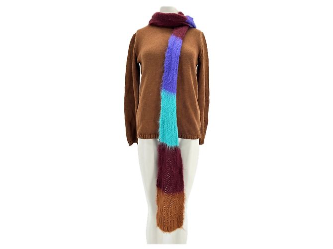 Autre Marque CARLOTA CAHIS Strickwaren T.International S Wolle Braun
