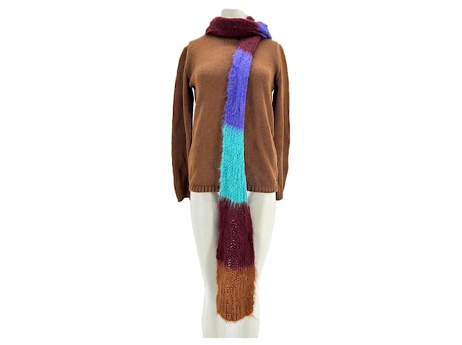 Autre Marque CARLOTA CAHIS Knitwear T.International S Wool Brown  ref.1886596