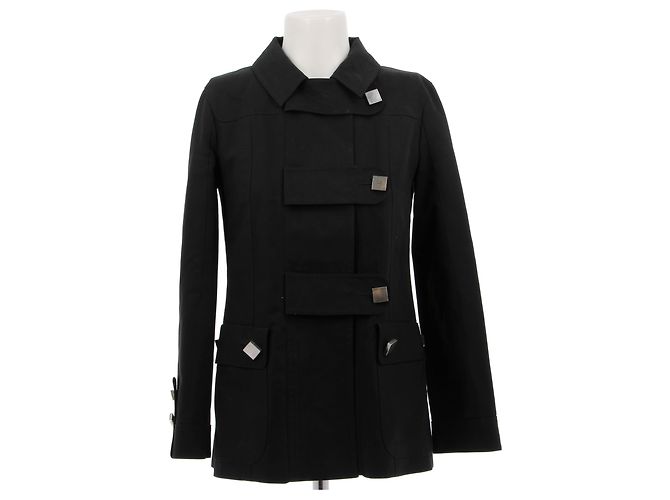 Chaquetas LOUIS VUITTON T.FR 36 Algodón Negro