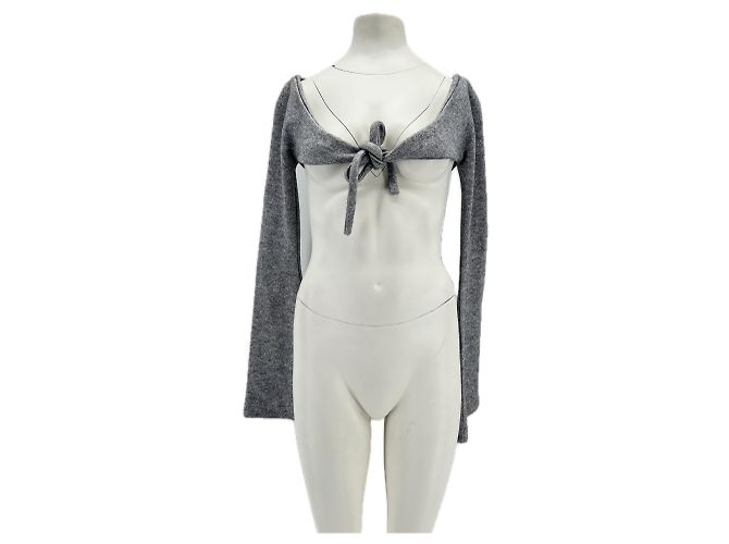 Autre Marque Non Signé / Unsigned knitwear T.IT 40 Viscose Grey