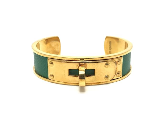 Bracciale Bangle Kelly di Hermès D'oro Verde 