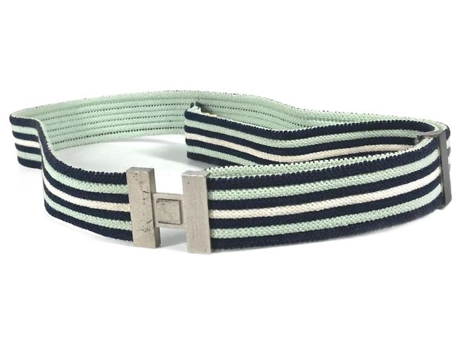 Hermès H Border Gürtel in Grün