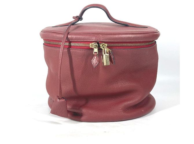 Hermès Borsa Vanity Hermes City Rosso