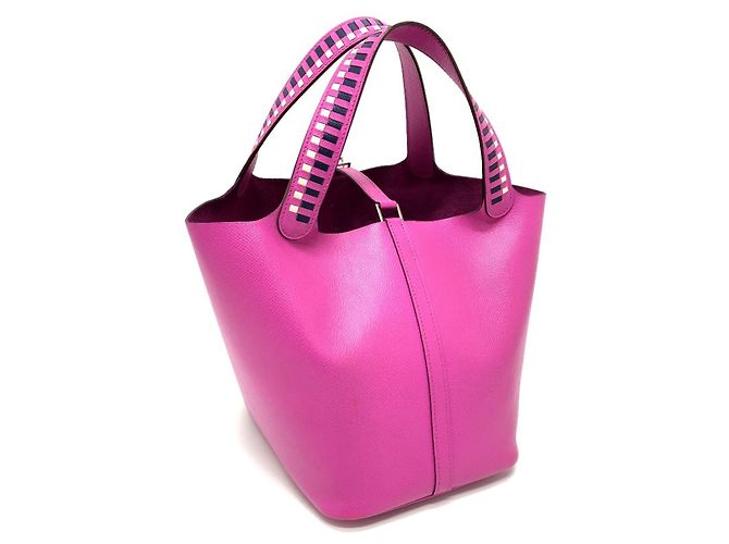 Hermès Hermes Picotin Lock MM Traceage Tote Bag Lila