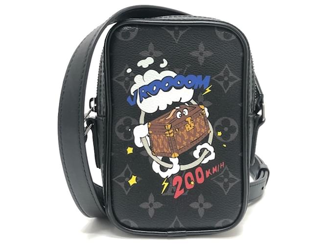 Louis Vuitton Danube PPM Shoulder Bag Black Cloth  ref.1887215