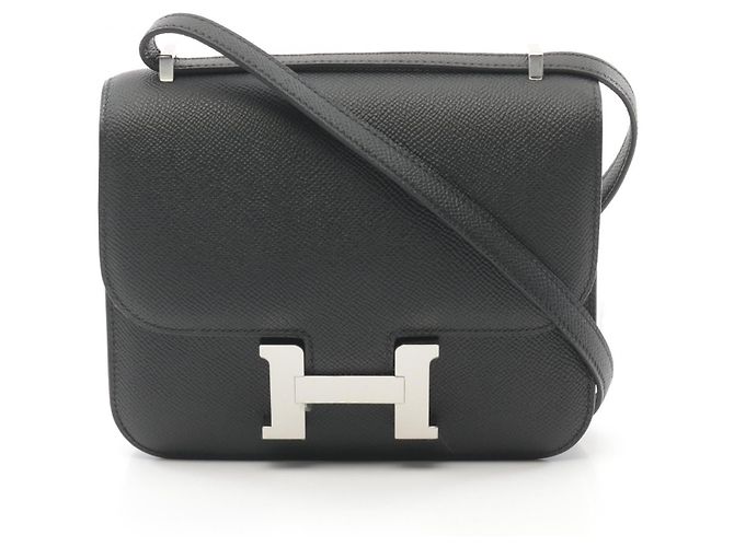 Borsa a spalla mini Constance 3 di Hermès in nero